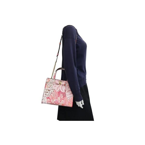 【美品】 Ferragamo ヴァラリボン ハンドバッグ 2Way パーティー FERRAGAMO（フェラガモ） 2WAYハンドバッグ ヴァラ 210492 ピンク