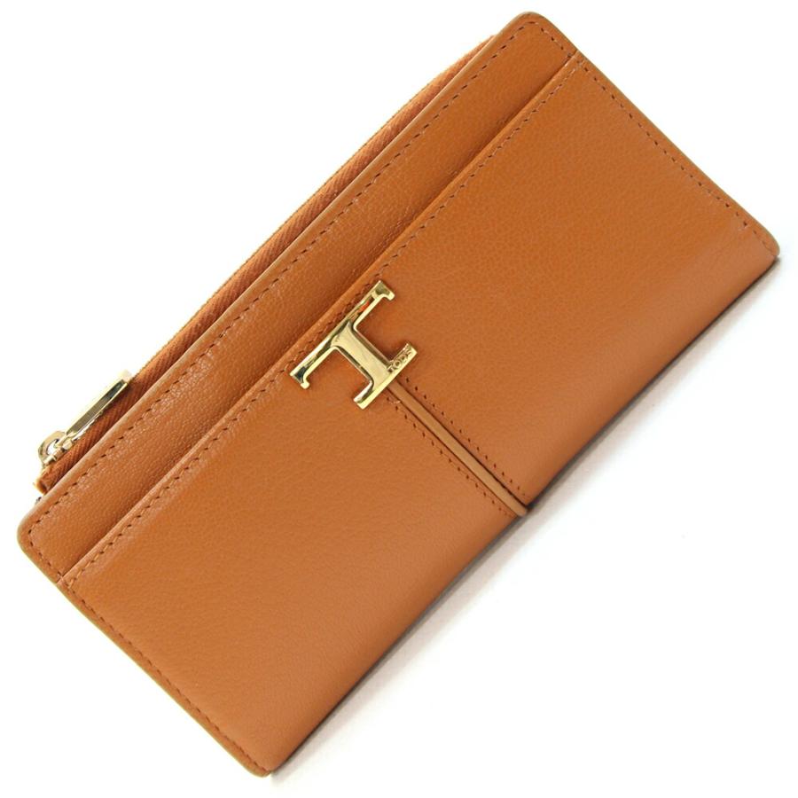 TOD'S（トッズ） 二つ折り長財布 Tタイムレス XAWTSKBS400TLS9O93