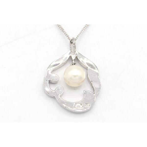MIKIMOTO（ミキモト） ネックレス SV スターリングシルバー925 パール 