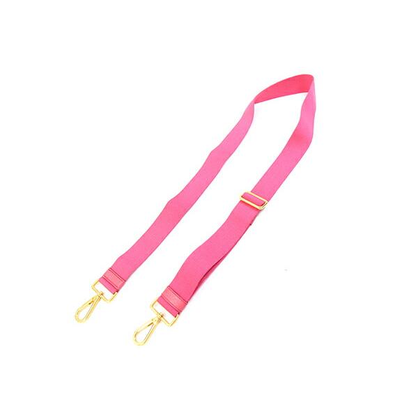 プラダ ショルダーストラップ ピンク ゴールド金具 キャンバス 中古 