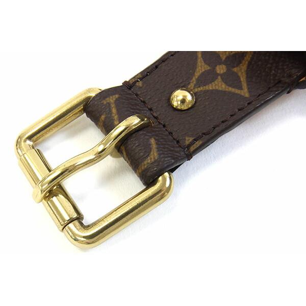 【美品】LOUIS VUITTON ヴィトン ベルト LOUIS VUITTON（ルイ・ヴィトン） ベルト モノグラム サイズ80 中古