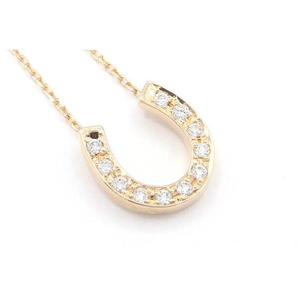 ヴァンドーム青山 ネックレス ホースシュー ダイヤモンド AGVN603240DI K18 YG 中古 アクセサリー ジュエリー_5