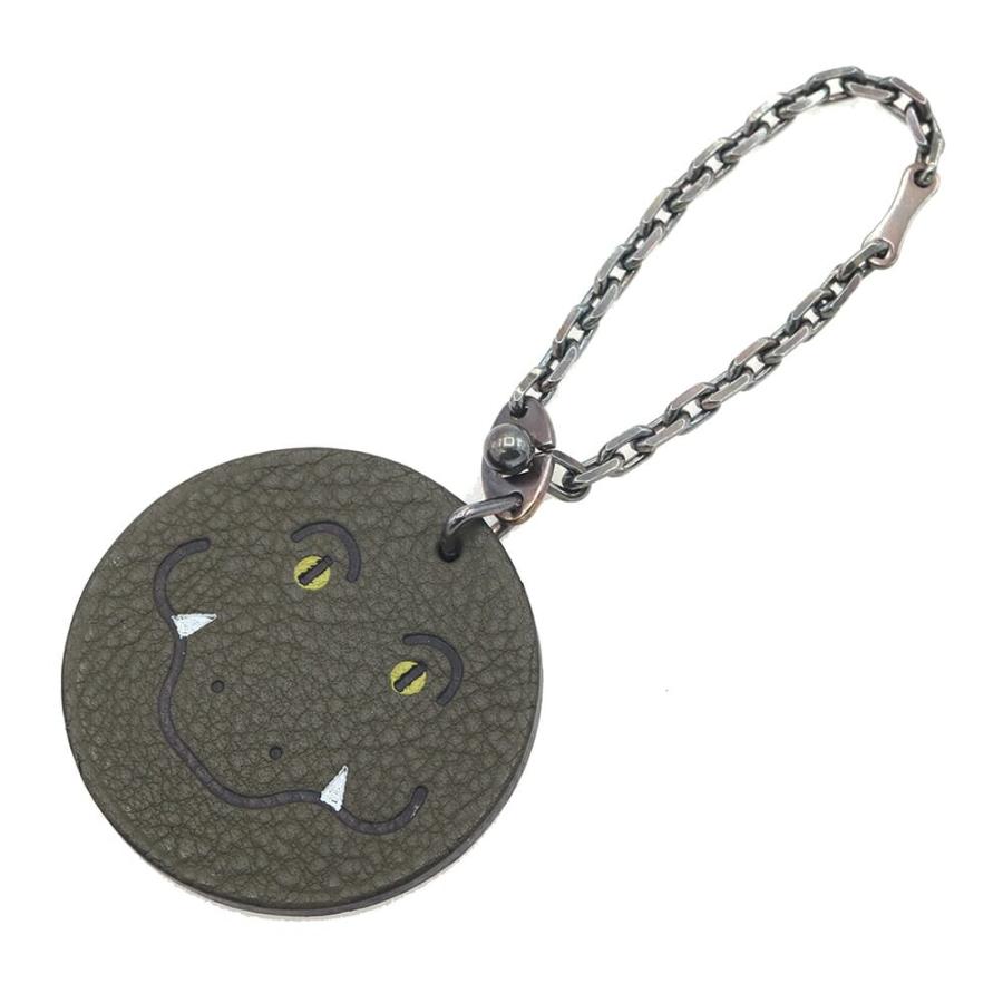 HERMES エルメス クマ チャーム アニマルモチーフ レザー×メタル