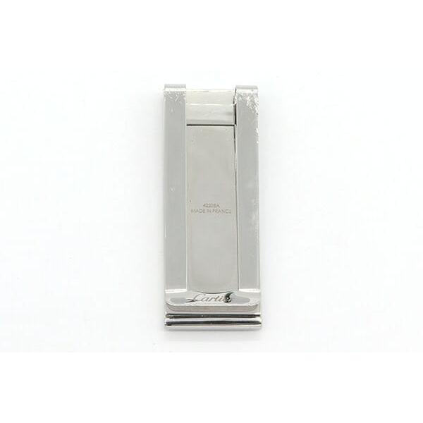 美品◎Cartier カルティエ マネークリップ Cドゥカルティエ シルバー カルティエ マネークリップ C ドゥ デコール OG000289 シルバー メタル