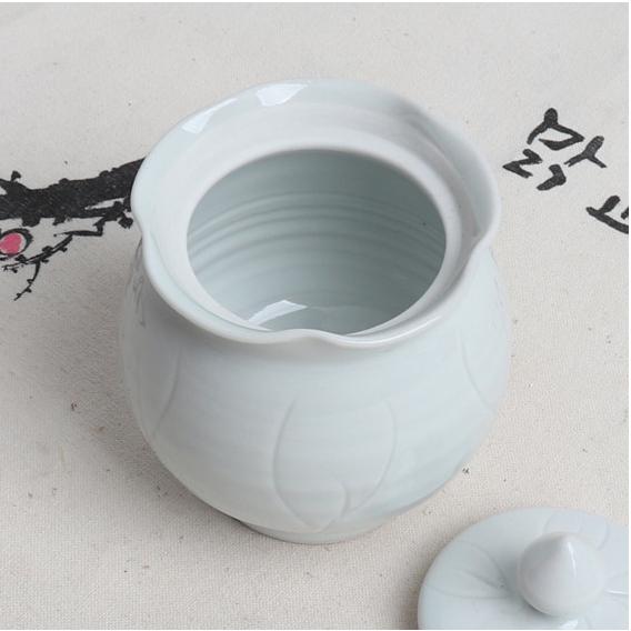 茶壺 蓋付き 韓国白磁茶器・蓮茶壺 （蓋付き） : チマチョゴリと韓国雑貨の専門店夢