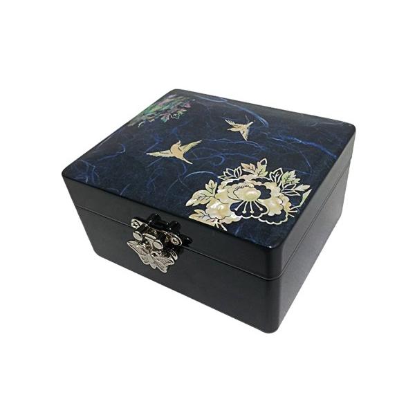 螺鈿の高級ジュエリーボックス・韓国高級螺鈿宝石箱-鶴 : チマチョゴリ