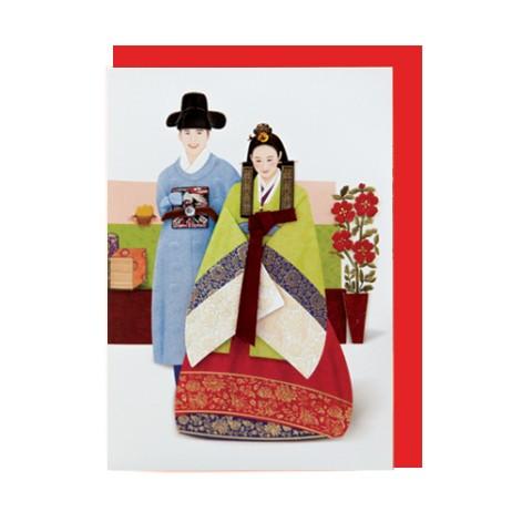 韓国 メッセージカード 韓服 チマチョゴリペア2 Messagecard Ft224 2 S 韓国ネット夢工房 通販 Yahoo ショッピング