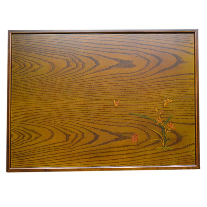 韓国漆塗り四角お膳・蘭(大・韓国6人用) : チマチョゴリと韓国