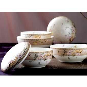 高級韓国陶磁器セット(6P) 四君子 : チマチョゴリと韓国雑貨の専門店