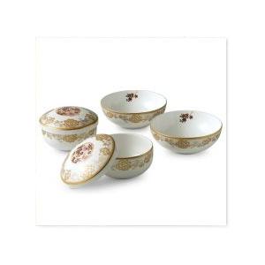 牡丹と蝶飯床器セット6ピース