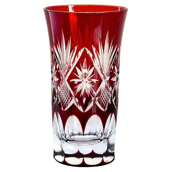 田島硝子（TAJIMA GLASS） 江戸切子 ペアグラス 一口ビールグラス 星