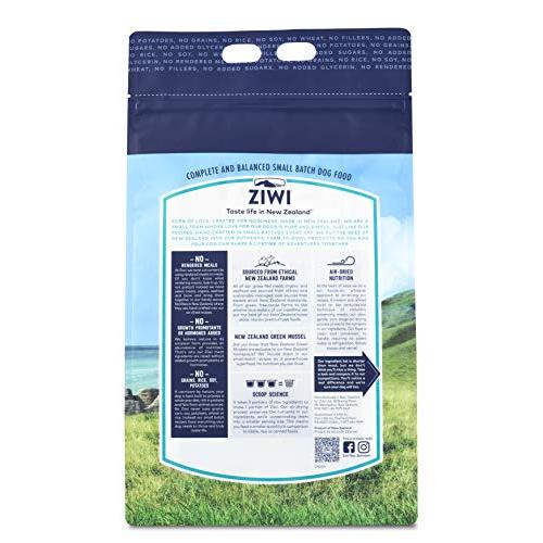 ZIWI エアドライドッグフード マッカロー&ラム 2.5kg 0%以下 0%以上