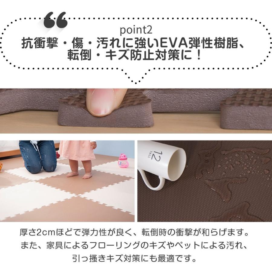 ジョイントマット 大判60cm 6畳 32枚 厚手2cm 転倒防止 EVA高品質 ジョイントマット 大判60cm 6畳 32枚 厚手 2cm EVA高品質 抗菌