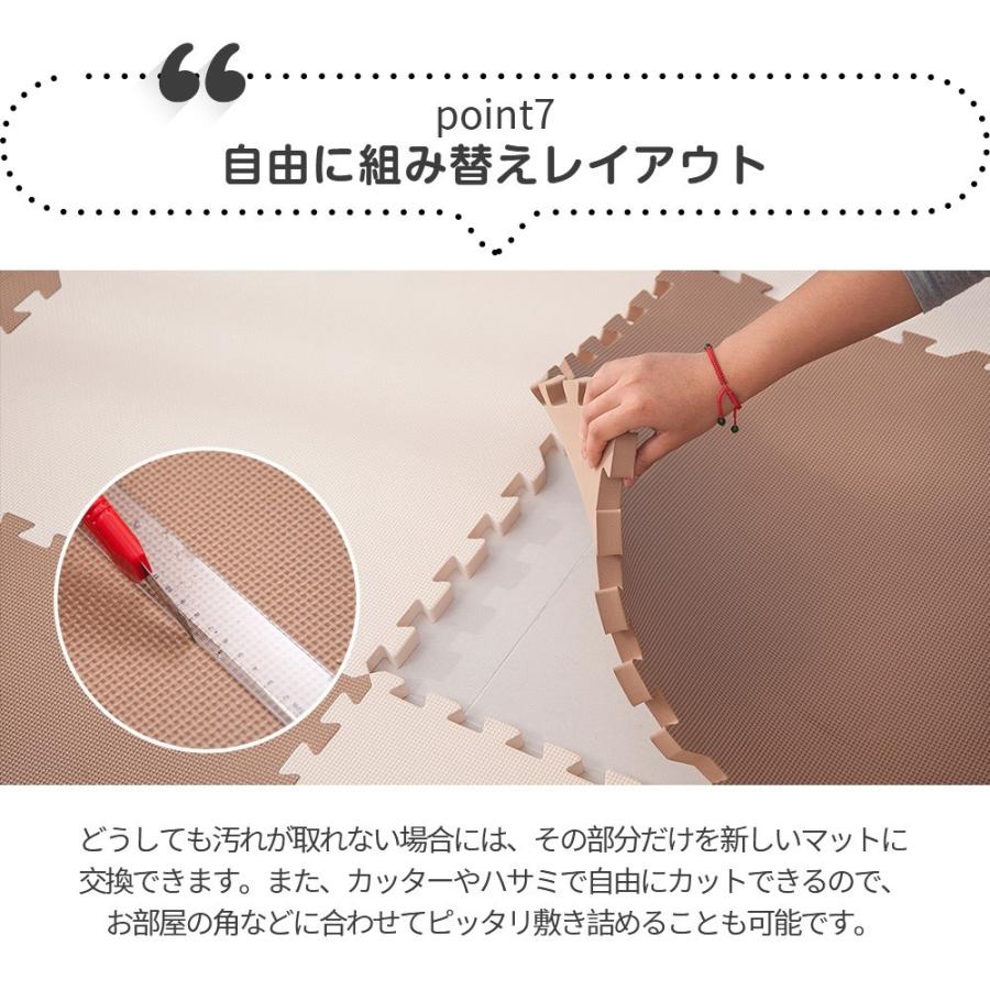ジョイントマット 大判60cm 6畳 32枚 厚手 2cm EVA高品質 抗菌