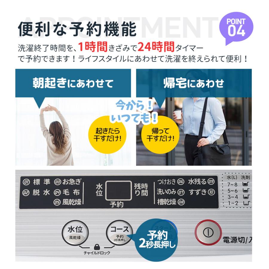 SENTERN 縦型洗濯機 小型 一人暮らし 5.2kg 全自動式 洗濯機 SENTERN 縦型洗濯機 小型 一人暮らし 5.2kg 全自動式 洗濯機