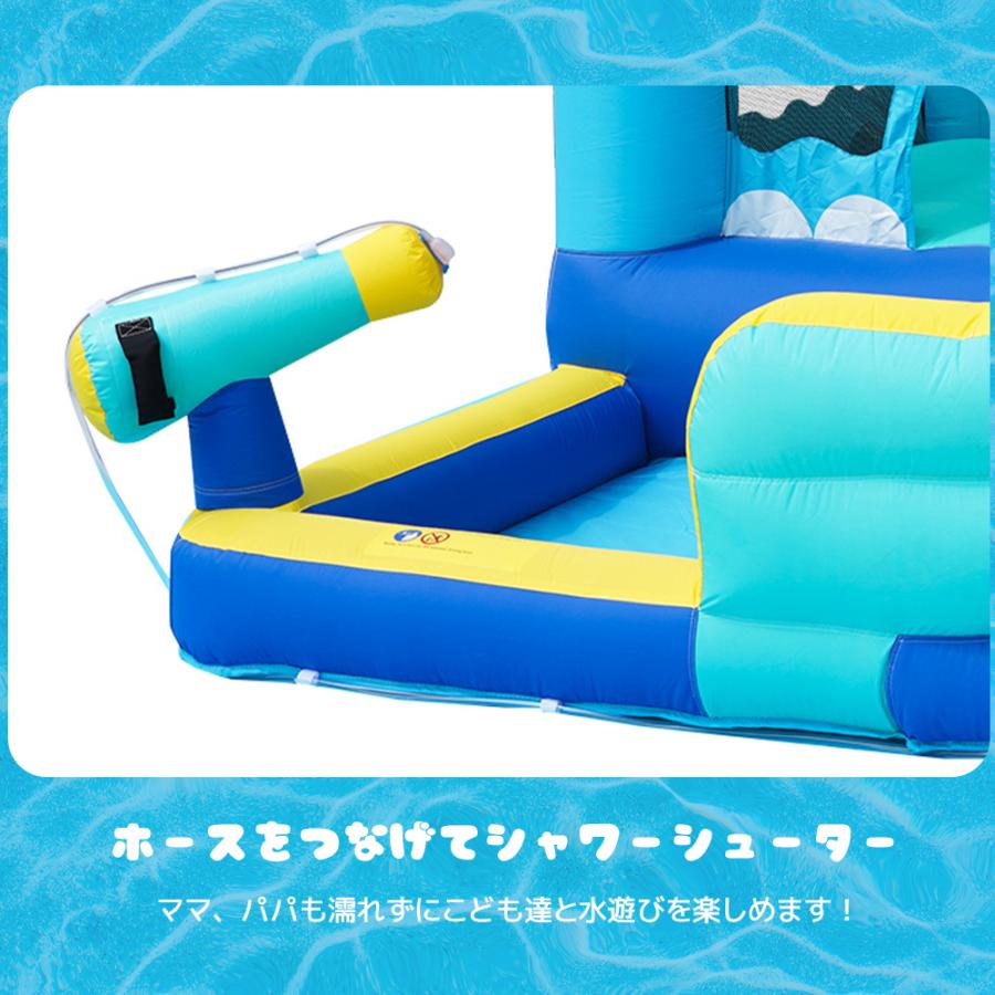 大型プール エアー 遊具 滑り台 ビニールプール トランポリン すべり台