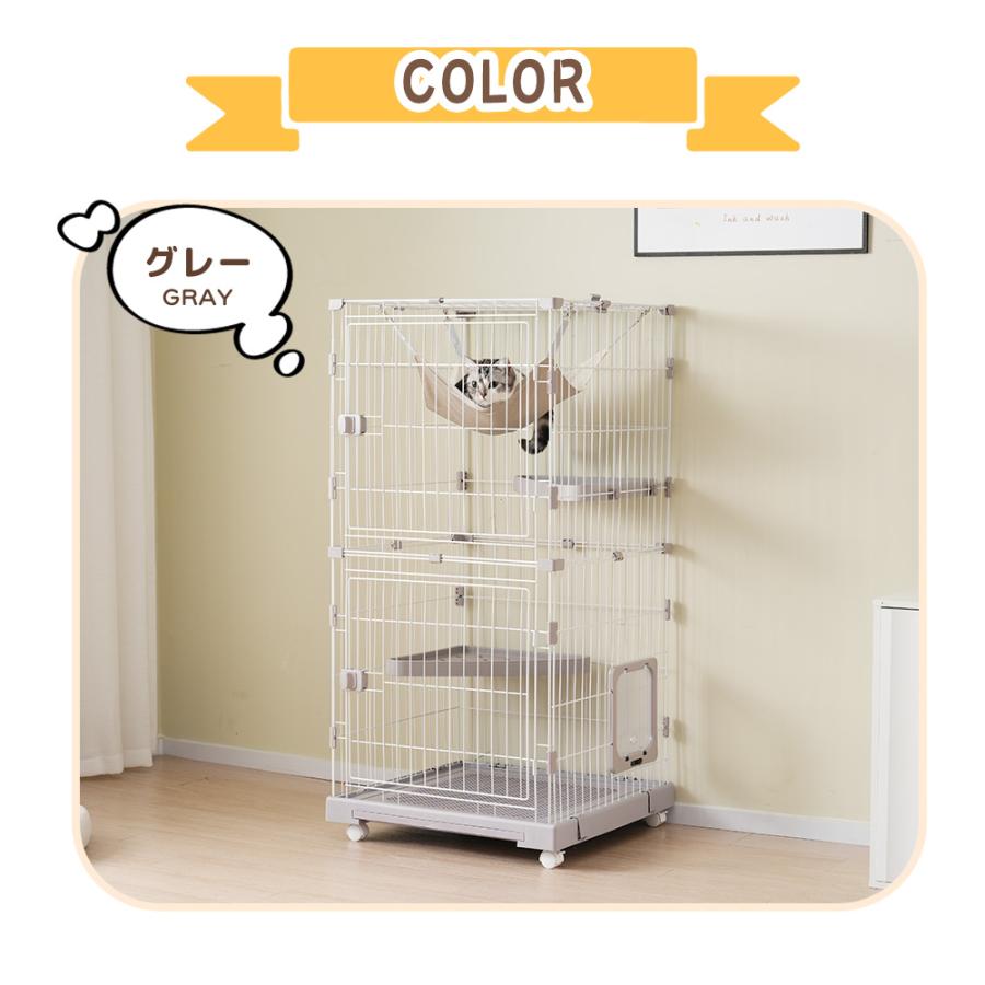 BTM 10%OFFクーポン☆猫 ケージ 猫ドア キャットケージ 2段 省 BTM 10%OFFクーポン☆猫 ケージ 猫ドア キャットケージ 2段 省