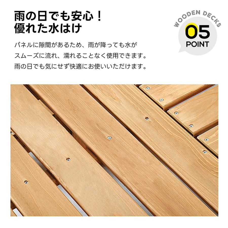 1.23坪 9点セット】ウッドデッキ 天然木 キット 9点セット ウッド