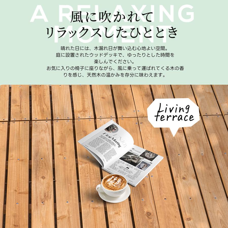 1.23坪 9点セット】ウッドデッキ 天然木 キット 9点セット ウッド