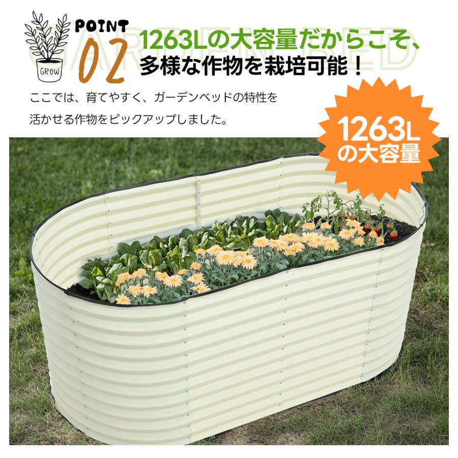 25年新作】レイズドベッド ガーデンベッド 腐らない 庭 野菜