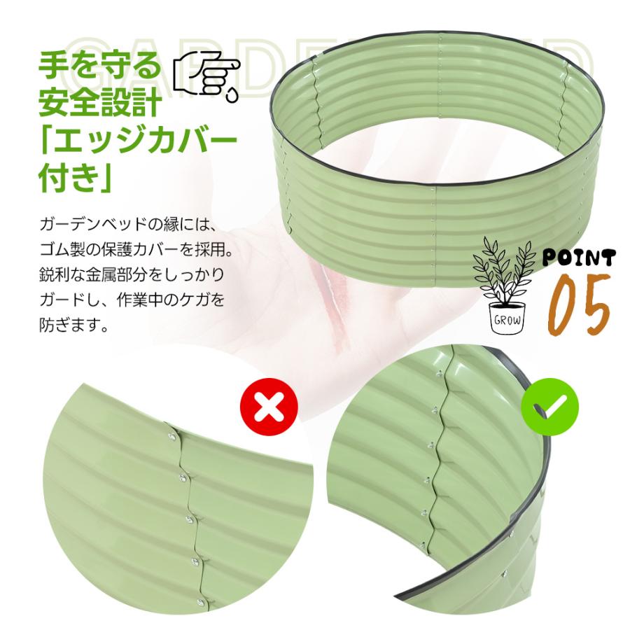 25年新作】レイズドベッド 腐らない 庭 野菜 プランター 大型 ガーデン