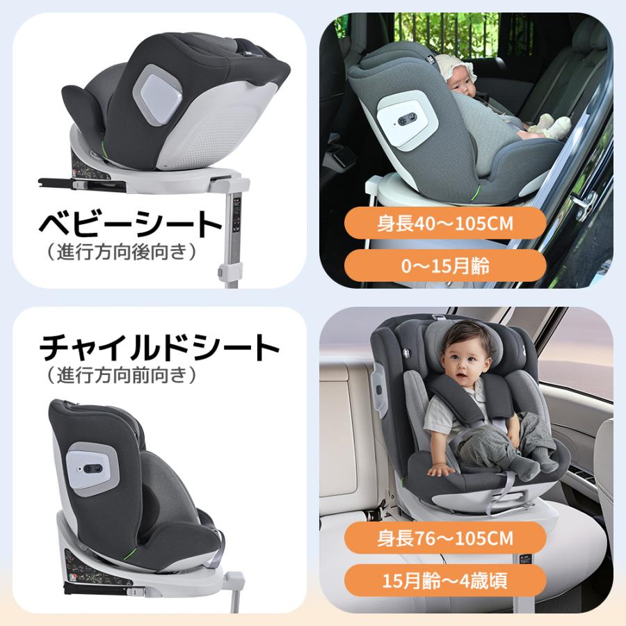 シート加熱あり】チャイルドシート 新安全基準 R129適合 送風ファン 