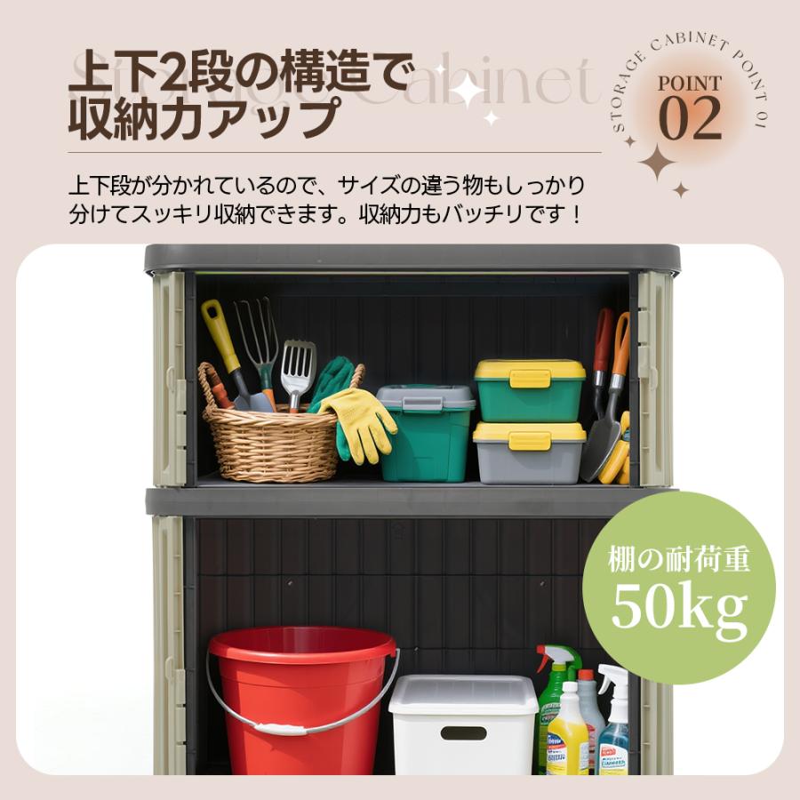 新作価格 物置 屋外 小型 ロッカー キャビネット 収納ケース タンス