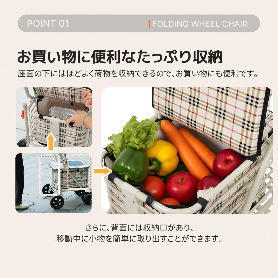 シルバーカー歩行器折りたたみ手押し車介護老人カゴブレーキ付高さ調節軽量グレー 26年新作☆シルバーカー 歩行器 歩行車 駐車ブレーキ 折りたたみ