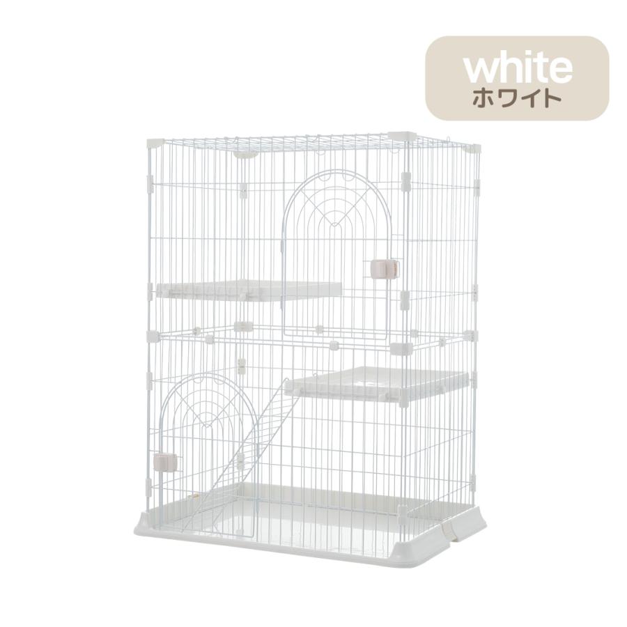 ✡️キャットケージ✡️猫ケージ キャットケージ 2段 ブラック (ゲージ サークル 猫用ハウス 猫用品 黒