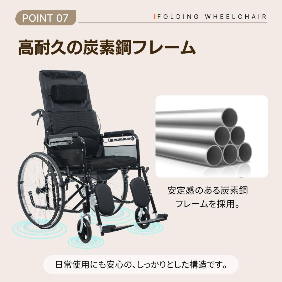 26年新作特価☆【自走介助兼用/便器付き】洗える 車椅子 自走式 介助用