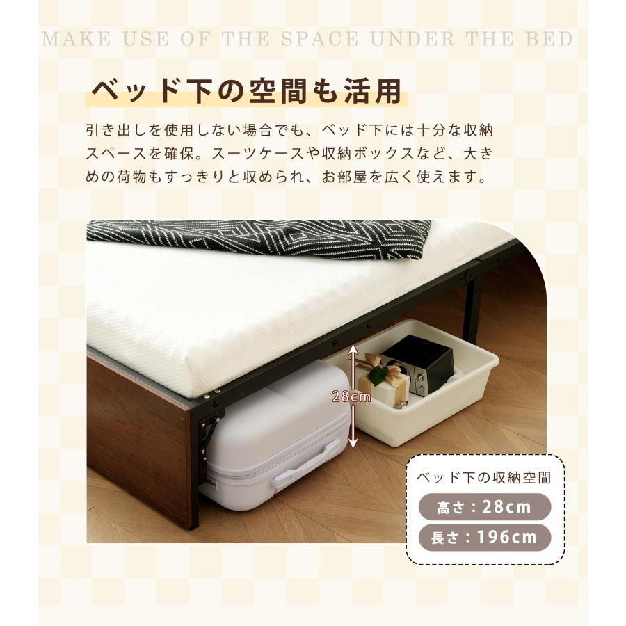 パイプベッド 折りたたみ ベッドフレーム シングル 軽量 持ち運び 組立