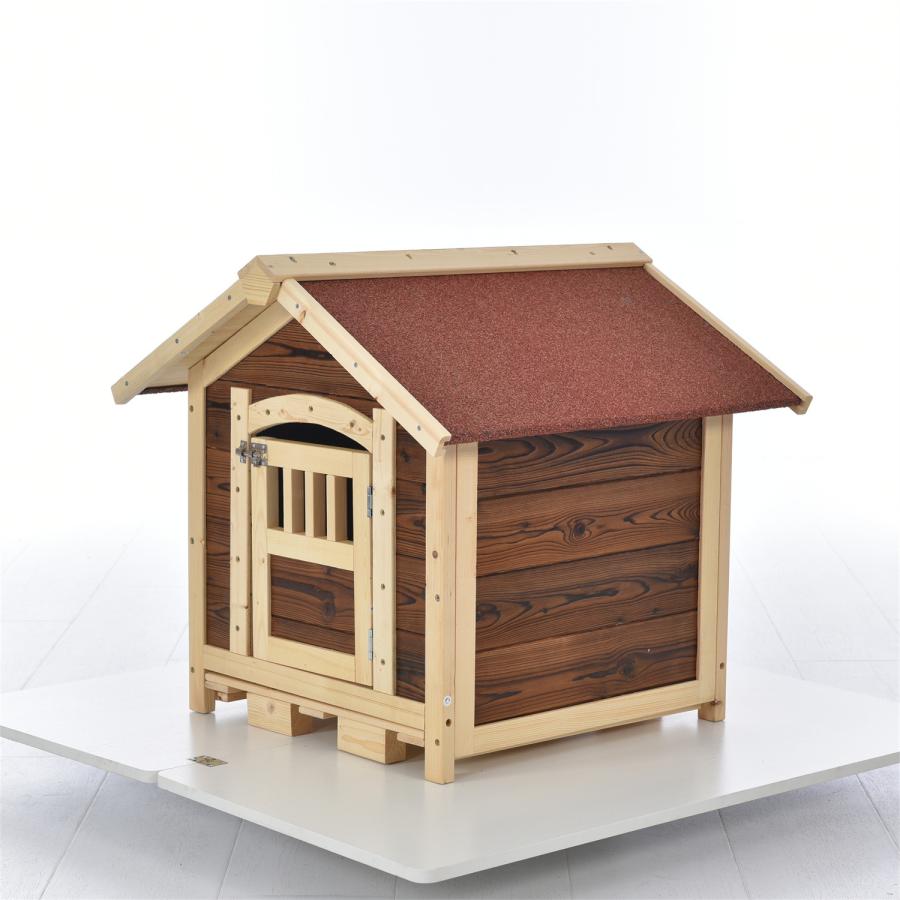犬小屋 ペットハウス ペットケージ 木製 天然木 犬 室内犬室外 ペット
