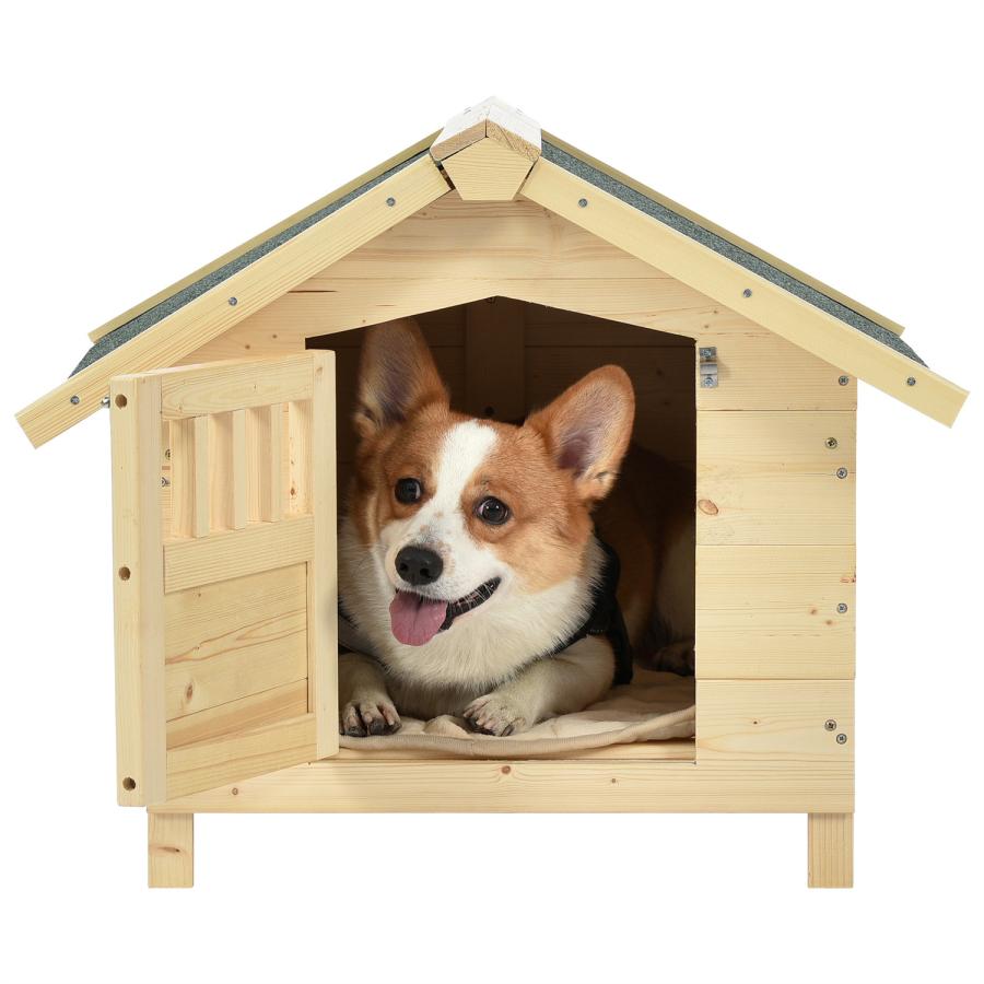 犬小屋 ペットハウス ペットケージ 木製 天然木 犬 室内犬 室外 ペット