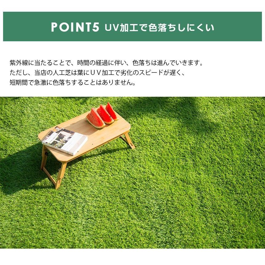 人工芝 ロール 1m×10m 芝丈20mm 高密度32.76万本／m2 リアル人工芝 庭