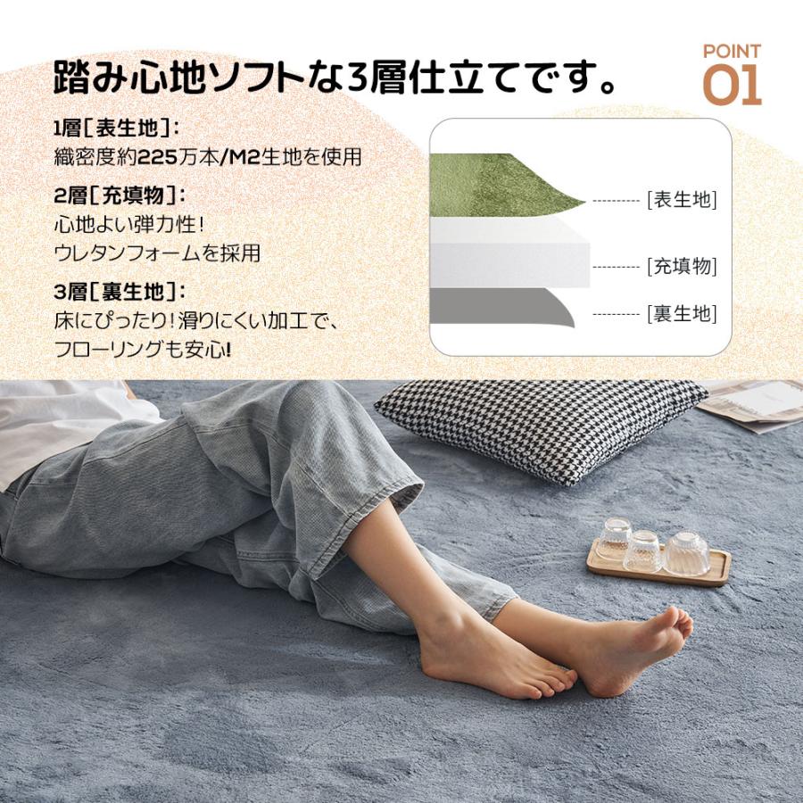 赤字覚悟☆ラグ カシミヤ 洗える 北欧 ダウンリンク 140×200cm 超高