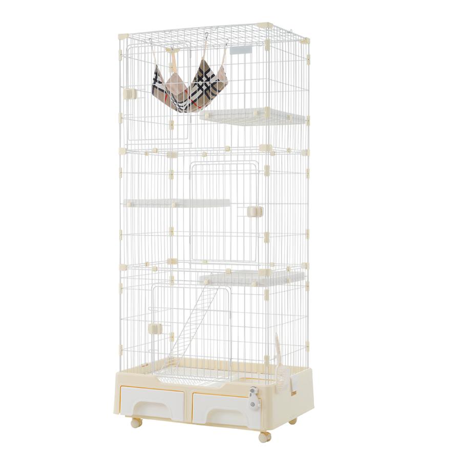 BTM 10%OFFクーポン☆新色追加【トイレ付き】猫 ケージ キャット BTM 10%OFFクーポン☆新色追加【トイレ付き】猫 ケージ キャット