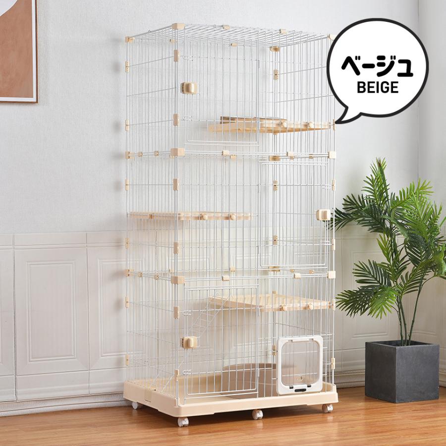 BTM 【猫専用ドア付き 】猫 ケージ キャットケージ 3段 多頭飼い BTM 【猫専用ドア付き 】猫 ケージ キャットケージ 3段 多頭飼い