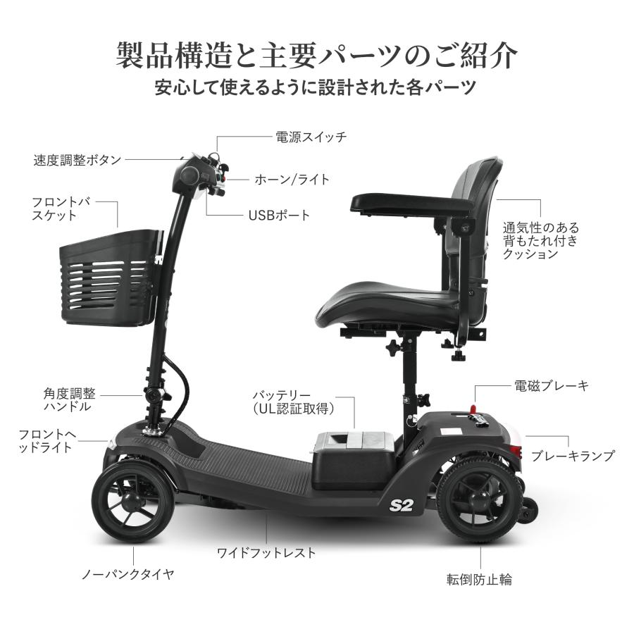 新作特価☆免許不要 電動シニアカー 折りたたみ 電動車椅子 電動カート