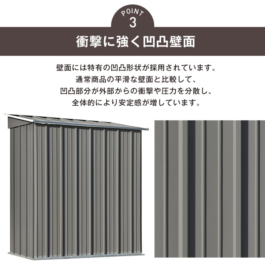 2タイプ】物置 屋外 倉庫 大型 スチール 防さび 防水 戸外収納庫 可動