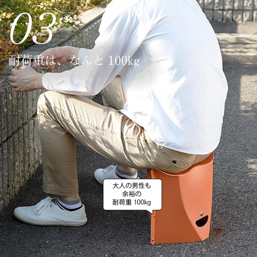 PATATTO 250 パタット 開いて押すだけ 折りたたみチェア 座面の高さ