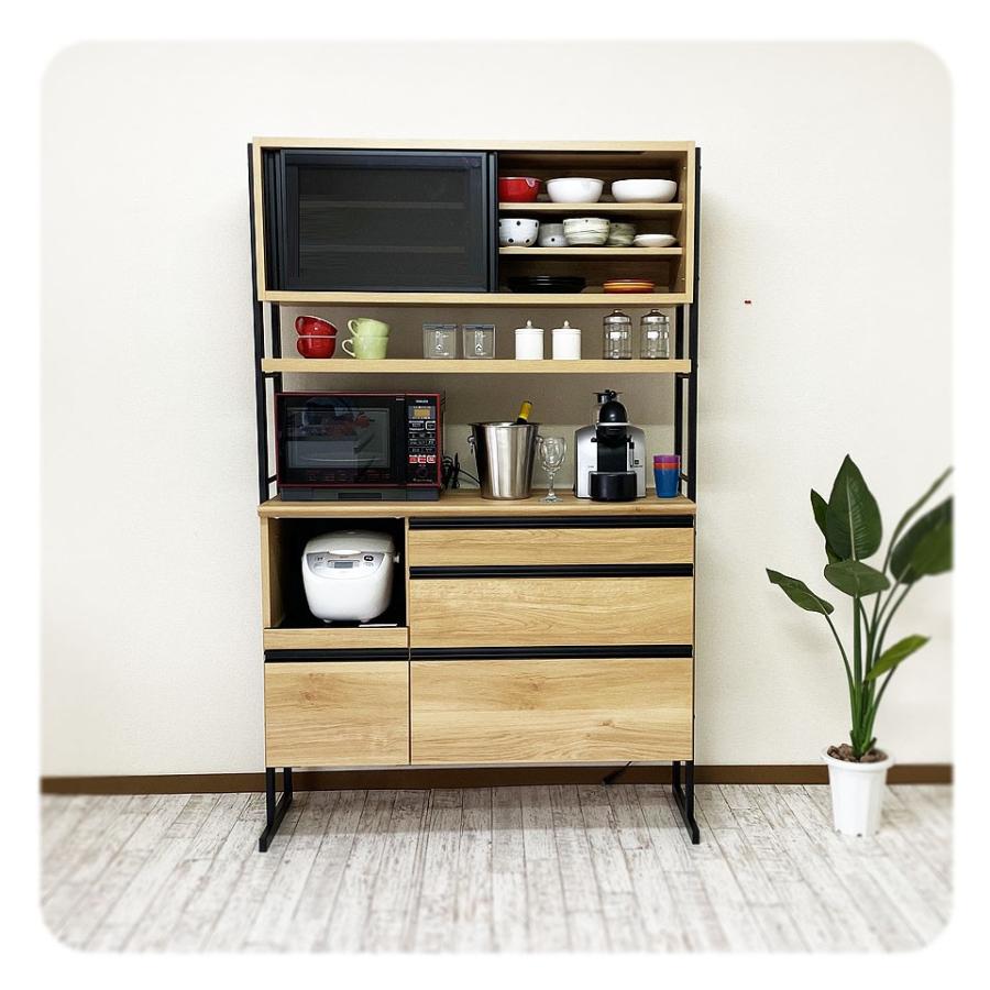 キャビネット　ダイニングボード　高正木工製 高品質国産！天然木北欧家具シリーズ「OCTAオクタ」105cm幅高さ