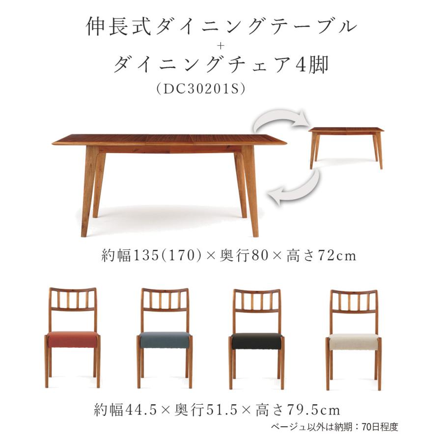 EDDA ダイニングテーブルセット 4人掛け ダイニングセット テーブル+