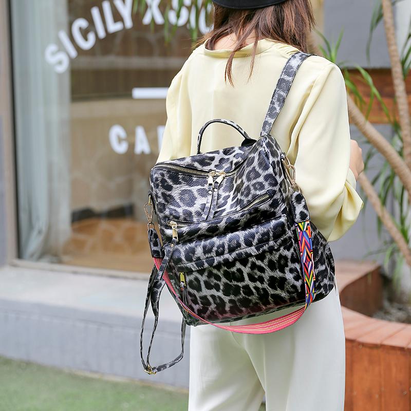 ホームアイホーム ショルダーバッグ リュック レディース ヒョウ柄