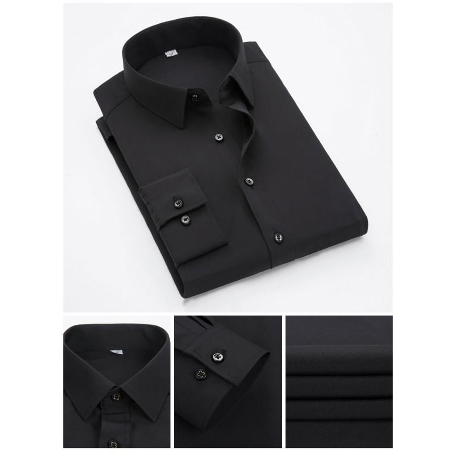 ホームアイホーム シャツ メンズ メンズシャツ 長袖シャツ メンズ 白