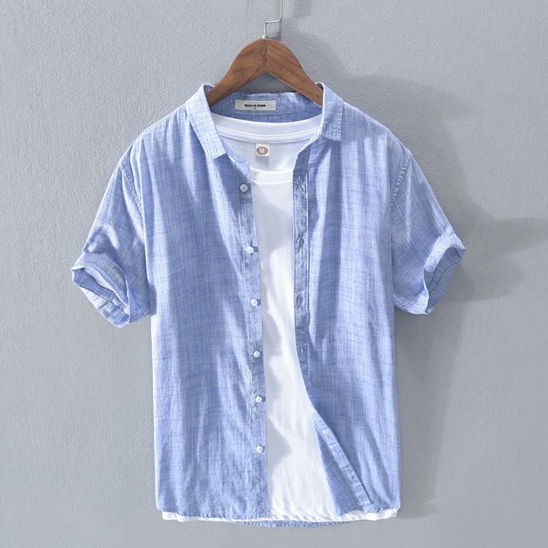 オックスフォードシャツ シャツ カラフル シンプル メンズ 半袖 新作 春夏 無地 開襟シャツ 最大53 Offクーポン メンズ