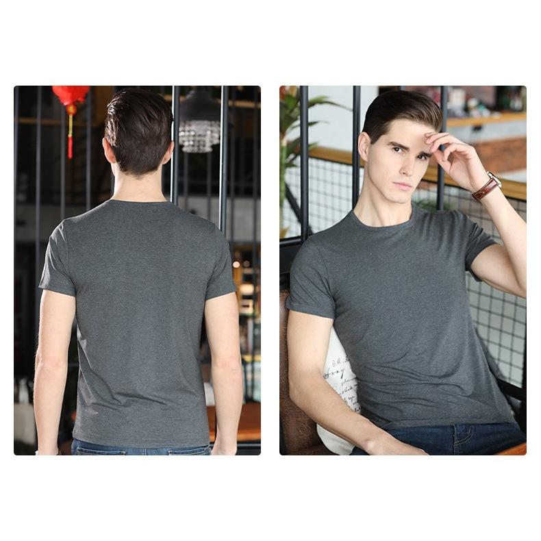 バンブーレーヨン 無地tシャツ メンズ 半袖 Tシャツ クルーネック 半袖カットソー 竹繊維 Vネック Dcszm 夢価格 通販 Yahoo ショッピング