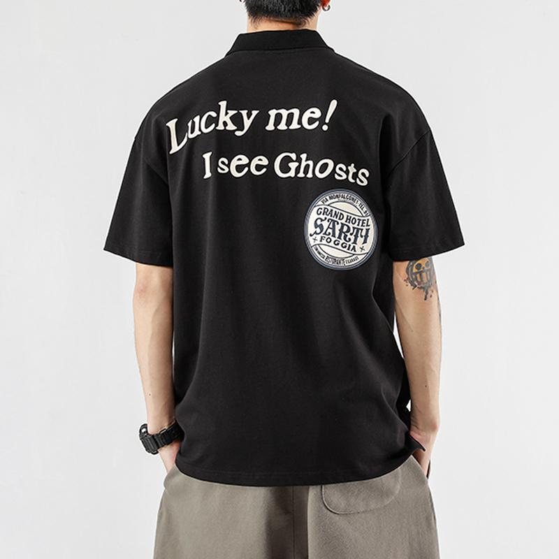 BOTT ロゴプリント ポロシャツ Lサイズ BoTT ポロシャツ 値下げしました BOTT ロゴプリント ポロシャツ L