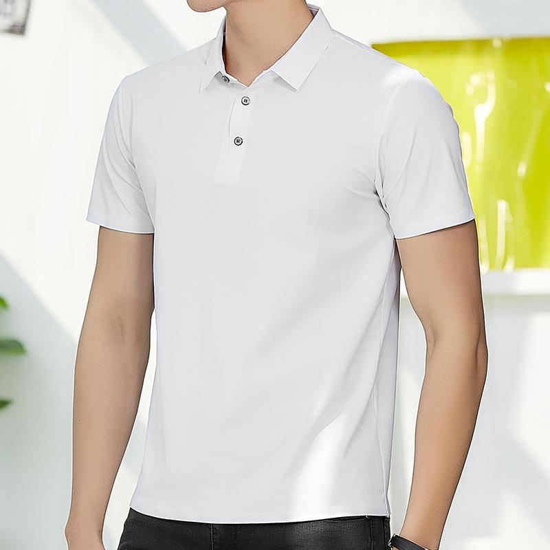 ホームアイホーム シャツ ビジポロ ポロシャツ メンズ 半袖 無地