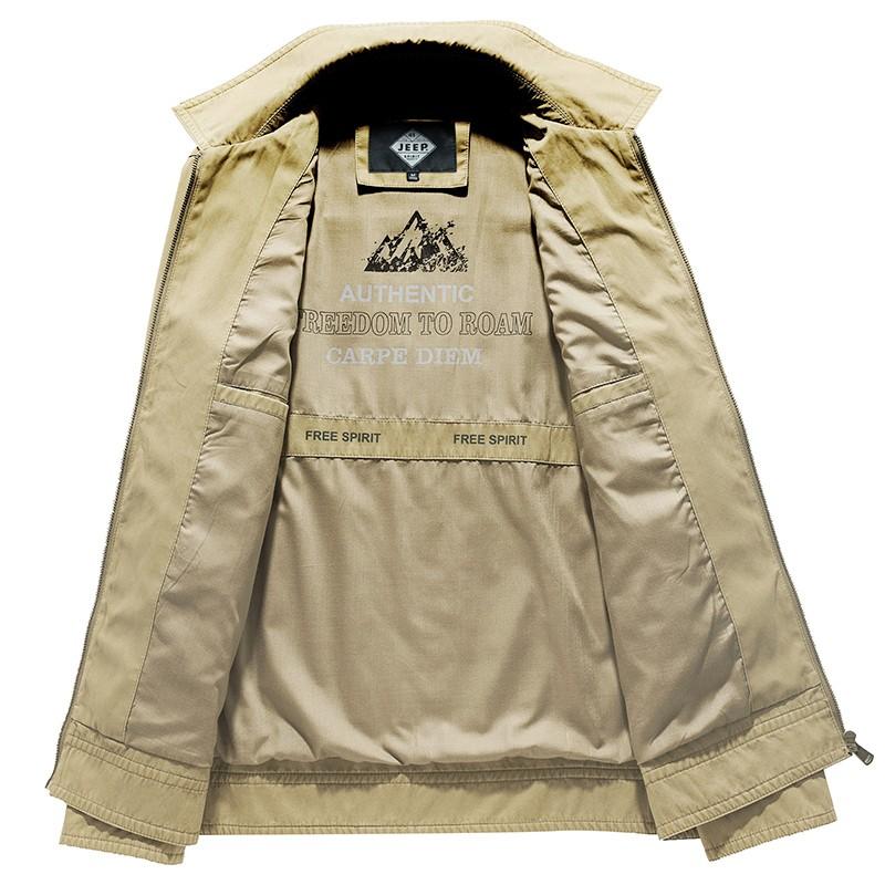 ホームアイホーム メンズ ジャケット ブルゾン 刺繍 ミリタリー系 綿