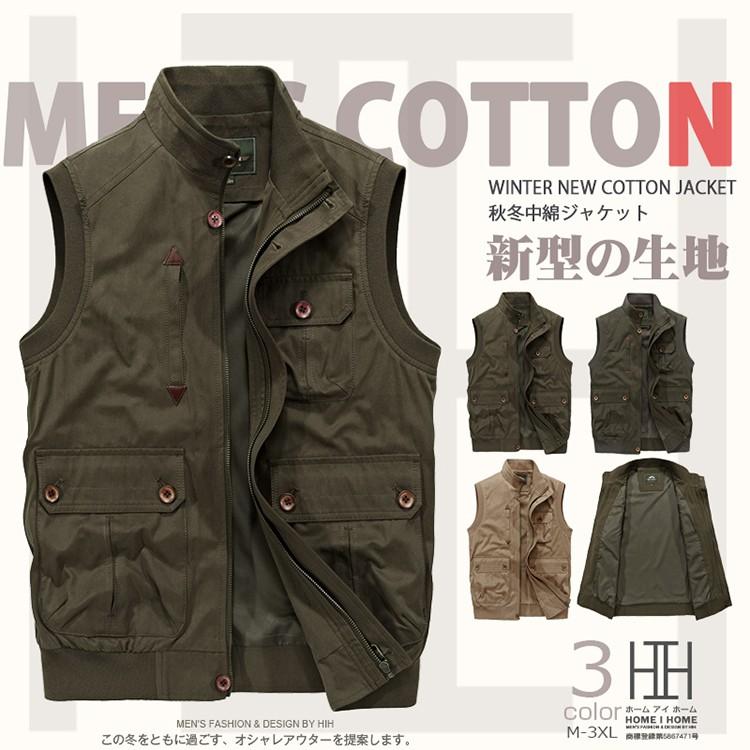 ベスト メンズ 釣り 野外撮影 スポーツ 作業服 アウトドア ミリタリージャケット 秋冬 保温 Mj 夢価格 通販 Yahoo ショッピング